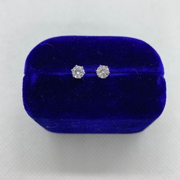 💛 Gold Plated CZ Earrings - Picture 1 of 3